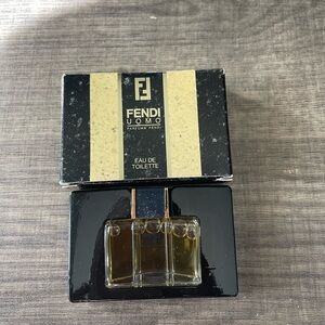 Fendi Uomo for men Vintage Eau de Toilette Miniature 0.17 oz 5ml New in Box Mini